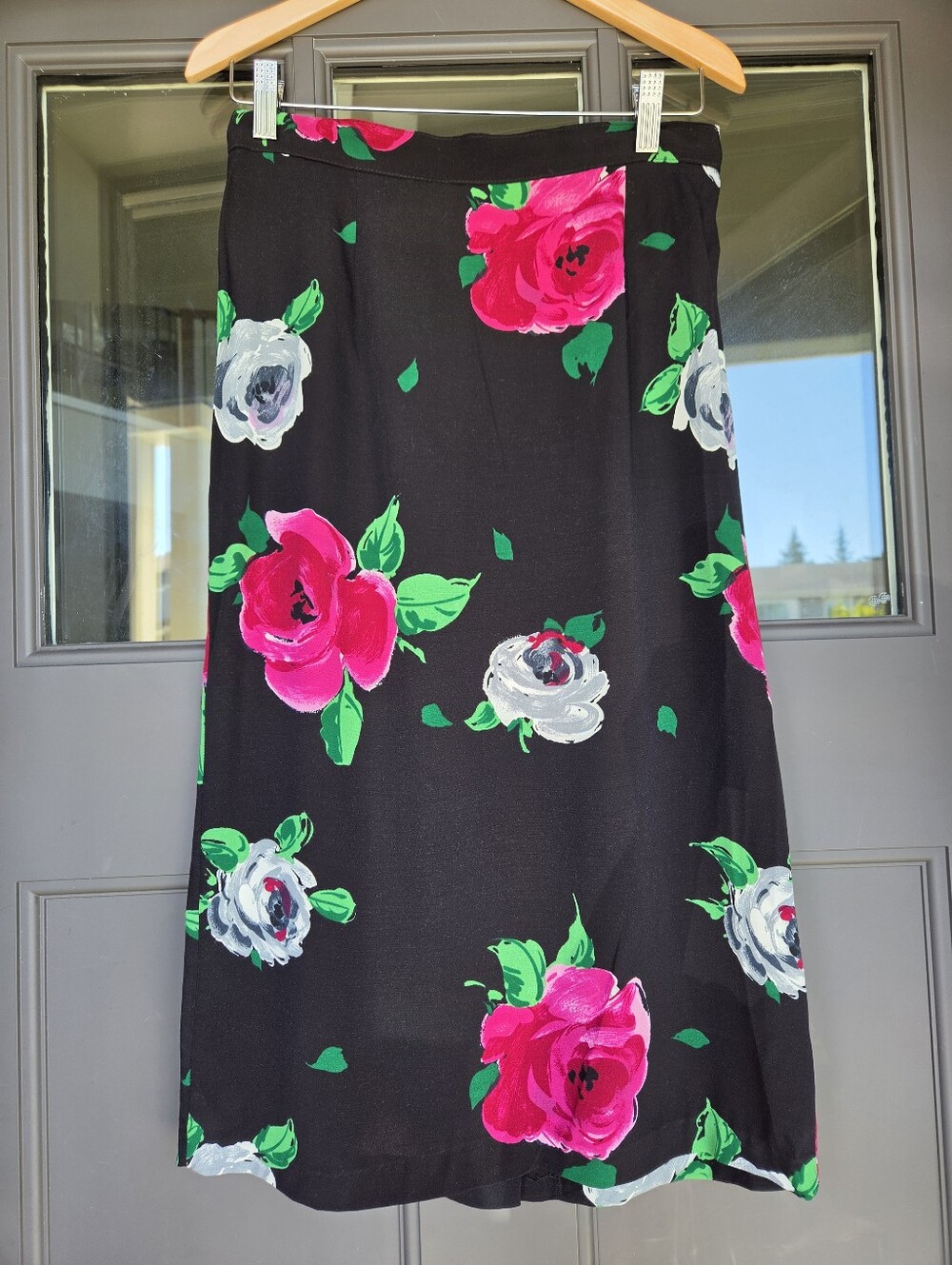 NWT Erena By Irene Koenig Vintage Deadstock 80s 90s Floral Midi Skirt